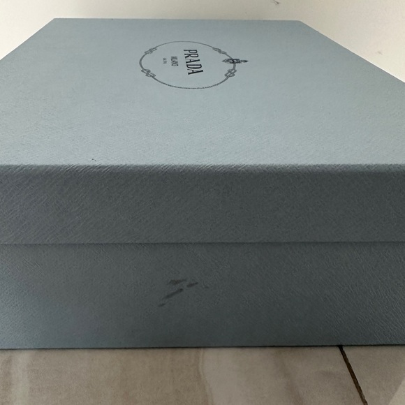 Prada Shoebox 2 New Logo Dust Bags with Logo Tissue Paper and Inserts - Picture 7 of 11